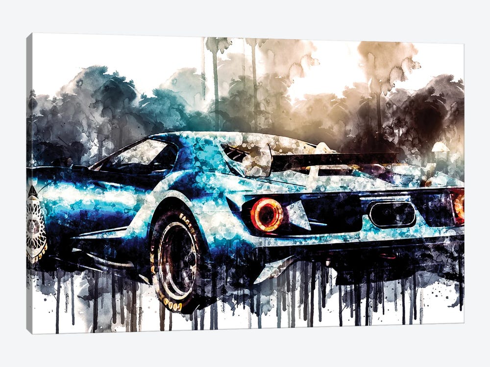 2017 Ford GT Concept by Sissy Angelastro 1-piece Canvas Art
