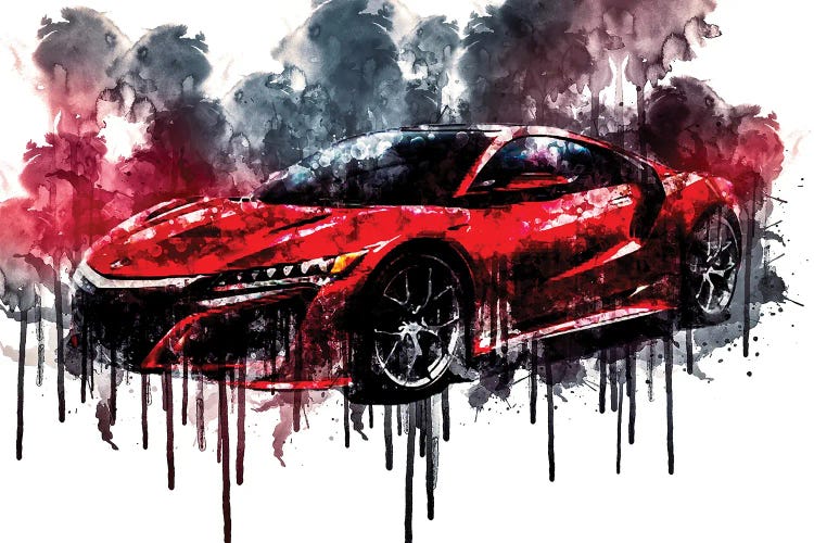 2017 Honda NSX by Sissy Angelastro wall art