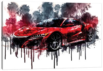 2017 Honda NSX Canvas Art Print
