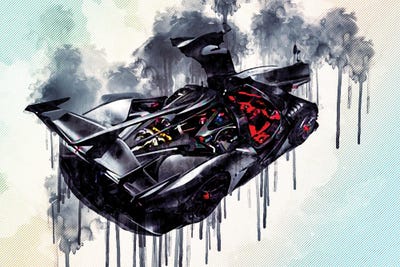 Apollo IE 2019 Red Interior Hypercar Supercar Racing Car Apollo by Sissy Angelastro canvas print