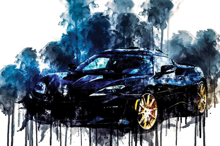 2017 Lotus Evora Sport 410 GP Edition by Sissy Angelastro wall art