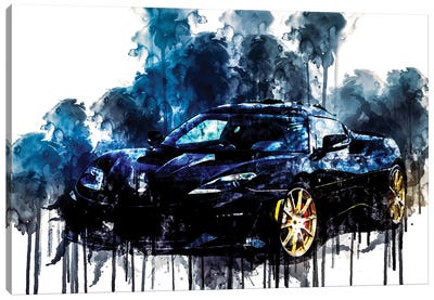 2017 Lotus Evora Sport 410 GP Edition Canvas Art Print