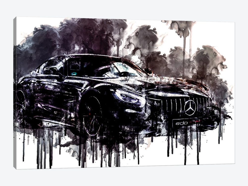 2018 Edo Competition Mercedes AMG GT R by Sissy Angelastro 1-piece Art Print