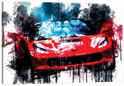 Car 2018 Callaway Corvette Aerowagen Canvas Art Print
