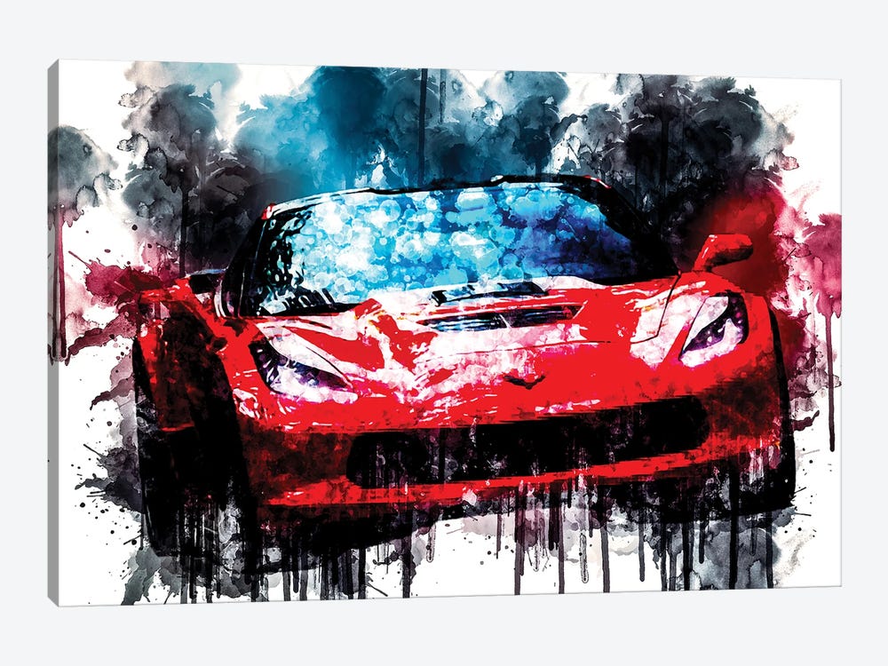 Car 2018 Callaway Corvette Aerowagen by Sissy Angelastro 1-piece Canvas Print
