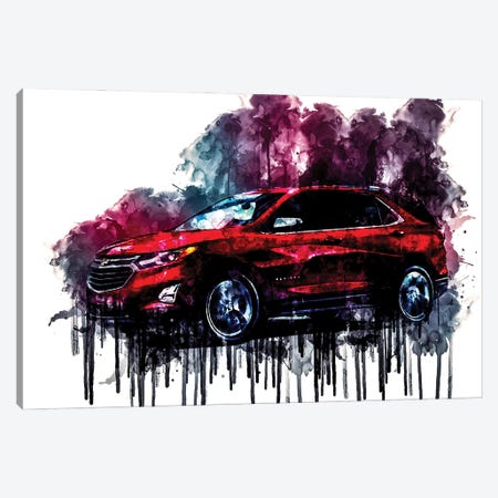 2018 Chevrolet Equinox Canvas Print #SSY451} by Sissy Angelastro Canvas Art