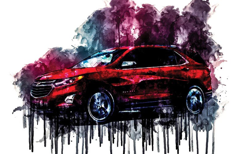 2018 Chevrolet Equinox by Sissy Angelastro wall art