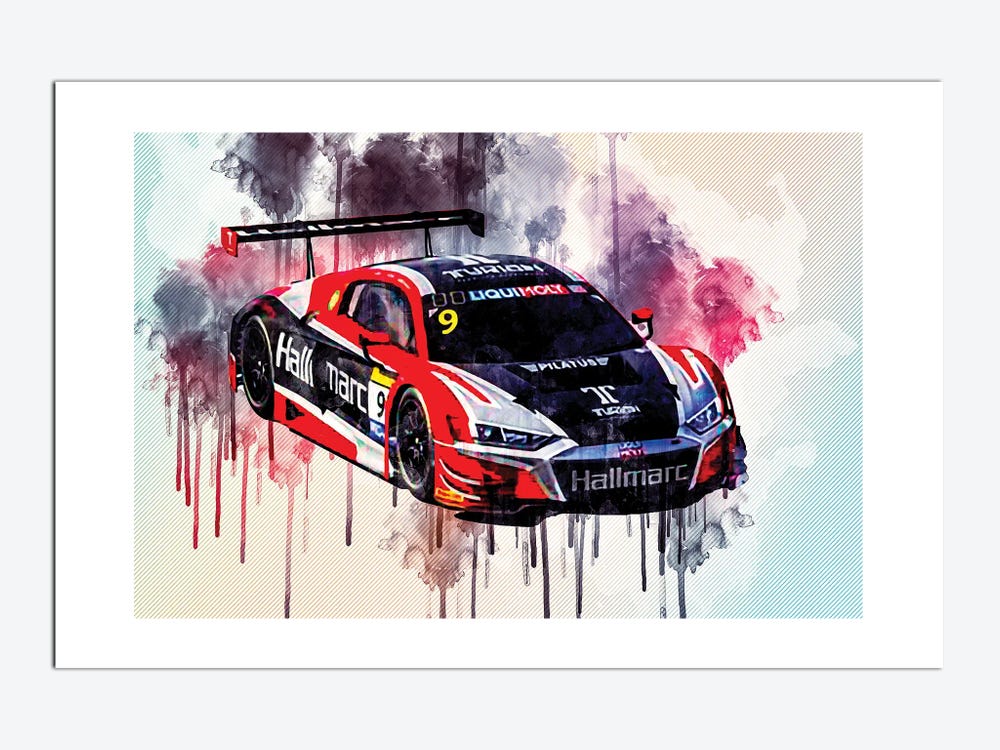 Audi R8 Lms 2020 24 Hours Of Le Mans 2 - Canvas Art
