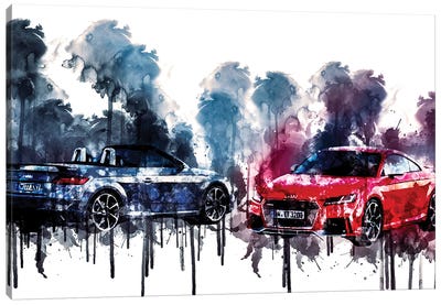 2017 Audi TT RS Vehicle XXI Canvas Art Print