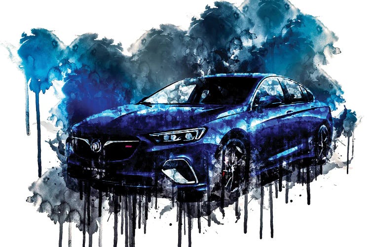 2017 Buick Regal GS Vehicle V by Sissy Angelastro wall art