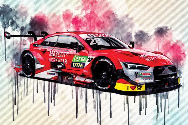 Audi: Audi Rs5 Dtm Loic Duval Racing Car Dtm Tuning Rs5 by Sissy Angelastro