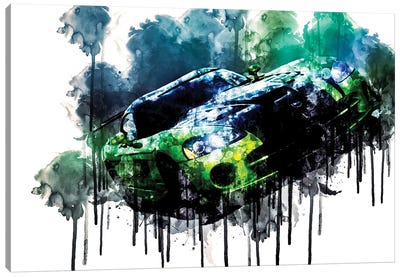 2017 Dodge Viper Final Vehicle LXI Canvas Art Print - Sissy Angelastro