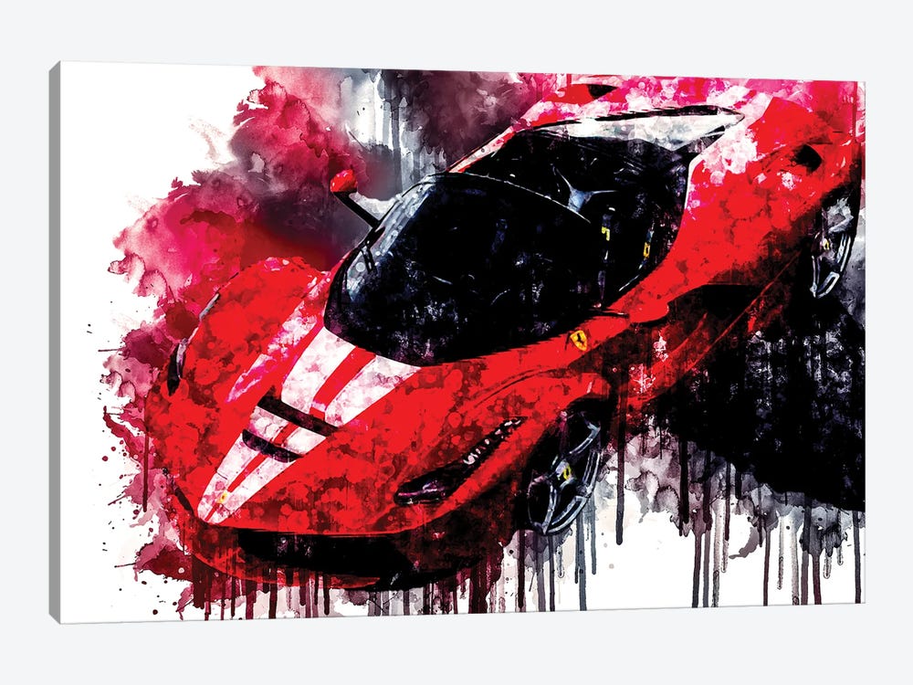 2017 Ferrari LaFerrari Aperta Vehicle LXXI by Sissy Angelastro 1-piece Art Print
