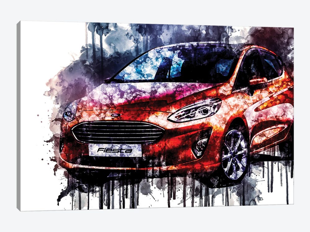 2017 Ford Fiesta Titanium Vehicle LXXVII by Sissy Angelastro 1-piece Art Print