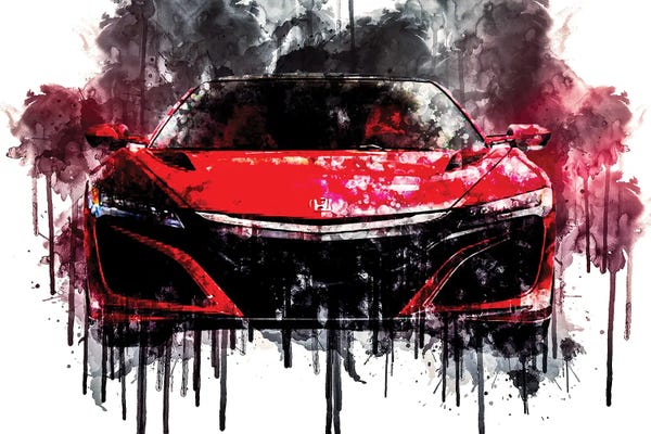 Honda: 2017 Honda NSX Vehicle XCII by Sissy Angelastro