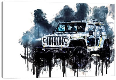 2017 Jeep Safari Concept Vehicle CX Canvas Art Print