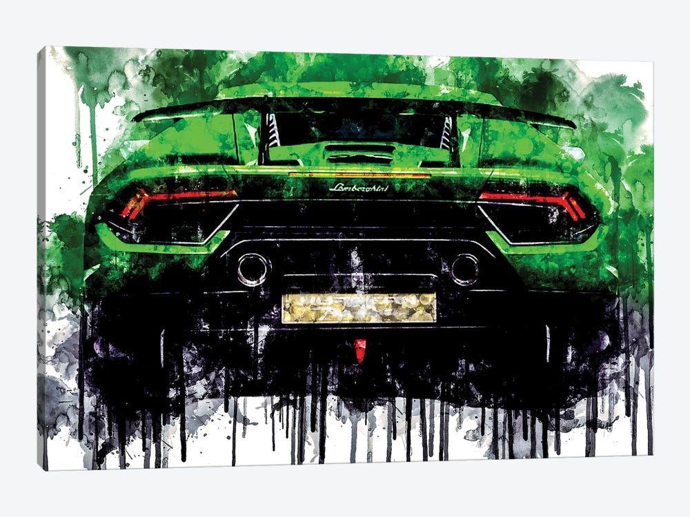 2017 Lamborghini Huracan Vehicle CXXVIII 1-piece Canvas Wall Art
