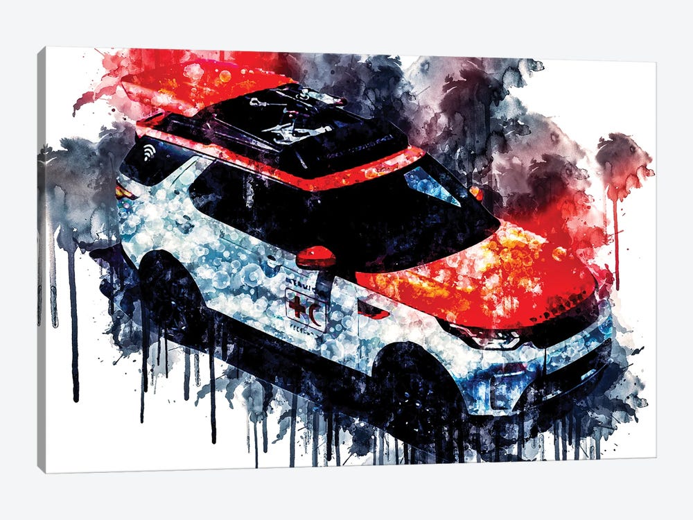 2017 Land Rover Discovery Hero Vehicle CXXX by Sissy Angelastro 1-piece Canvas Art