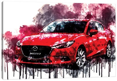 2017 Mazda Vehicle CLVII Canvas Art Print