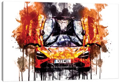 2017 McLaren 720s Coupe Vehicle CLXX Canvas Art Print