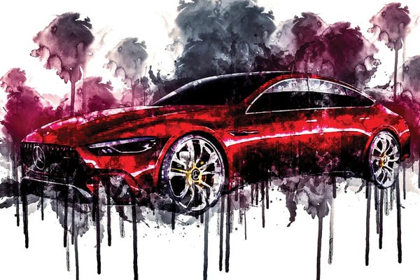 Mercedes-Benz: 2017 Mercedes AMG GT Concept Vehicle CLXXXV by Sissy Angelastro