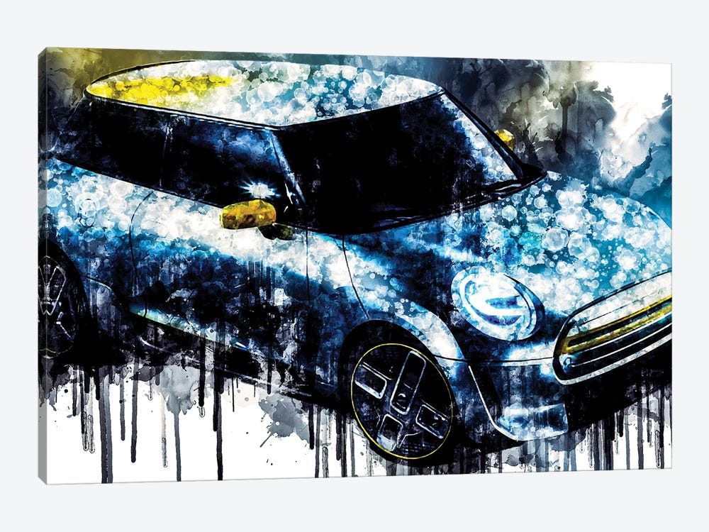 2017 Mini Electric Concept Vehicle CCXXVII by Sissy Angelastro 1-piece Canvas Wall Art