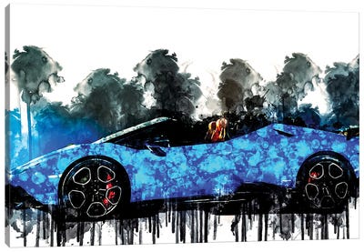 2017 OCT Tuning Lamborghini Huracan Vehicle CCXLV Canvas Art Print - Lamborghini