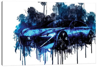 2017 Peugeot Instinct Concept Vehicle CCLII Canvas Art Print