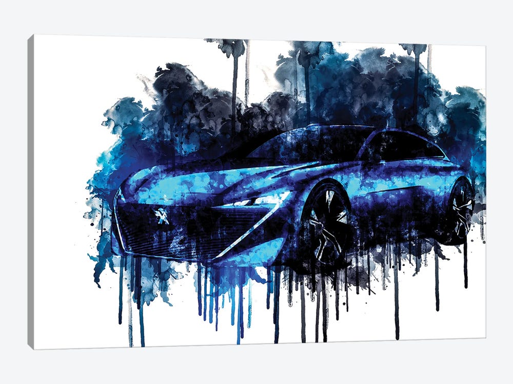 2017 Peugeot Instinct Concept Vehicle CCLII by Sissy Angelastro 1-piece Canvas Art