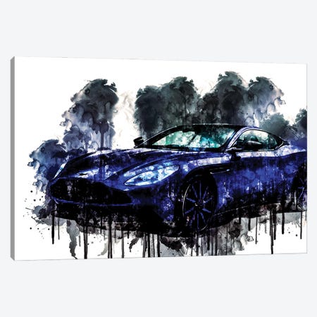 2017 Q Aston Martin DB1 Vehicle CCLXIV Canvas Print #SSY762} by Sissy Angelastro Canvas Wall Art