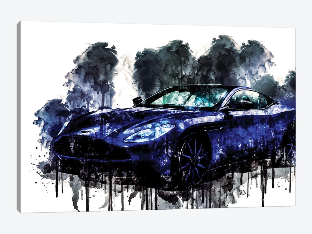 2017 Q Aston Martin DB1 Vehicle CCLXIV by Sissy Angelastro 1-piece Art Print