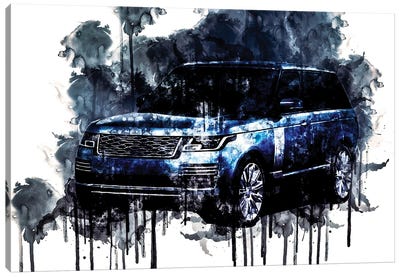2017 Range Rover Autobiography Vehicle CCLXVIII Canvas Art Print
