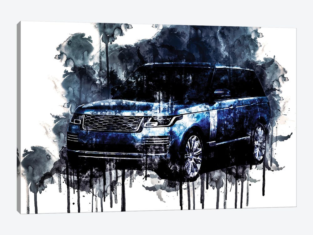 2017 Range Rover Autobiography Vehicle CCLXVIII by Sissy Angelastro 1-piece Canvas Art Print
