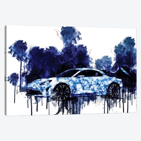 2017 Renault Alpine Vision Vehicle CCLXXV Canvas Print #SSY773} by Sissy Angelastro Art Print