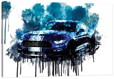 2017 Shelby Super Snake Vehicle CCLXXXIII Canvas Art Print - Ford