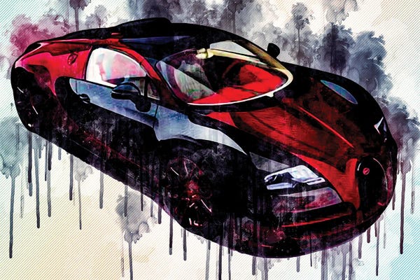 Bugatti: Bugatti Veyron Grand Sport Vitesse La Finale 2021 Hypercar by Sissy Angelastro