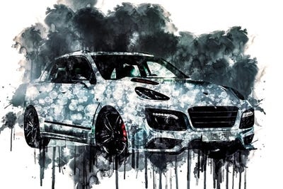 2017 Techart Magnum Sport 30 Years Vehicle CCXCIII by Sissy Angelastro canvas print