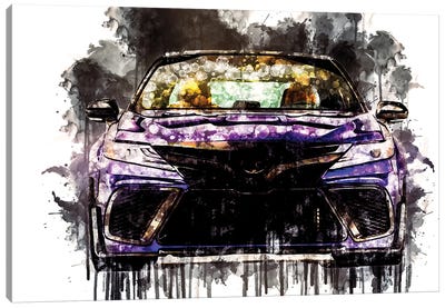 2017 Toyota Camry Rutledge Wood Vehicle CCXCVIII Canvas Art Print