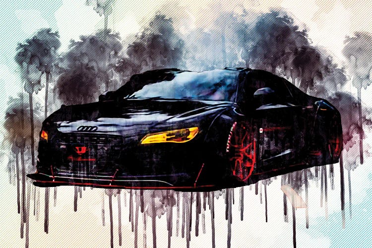 2019 Audi R8 LB Performance by Sissy Angelastro wall art