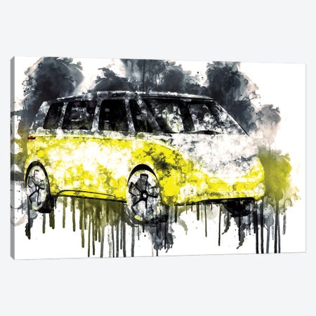 2017 Volkswagen ID Buzz Concept Vehicle CCCXIV Canvas Print #SSY812} by Sissy Angelastro Canvas Art