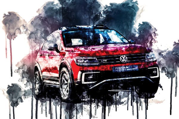 Volkswagen: 2017 Volkswagen Tiguan GTE Active Concept Vehicle CCCXXIV by Sissy Angelastro