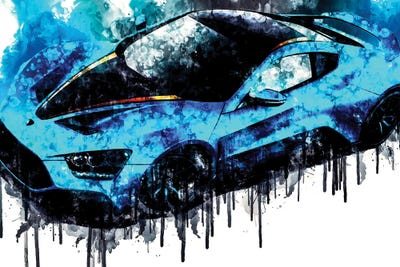 2017 Zenvo ST1 GT Vehicle CCCXXXI by Sissy Angelastro art print