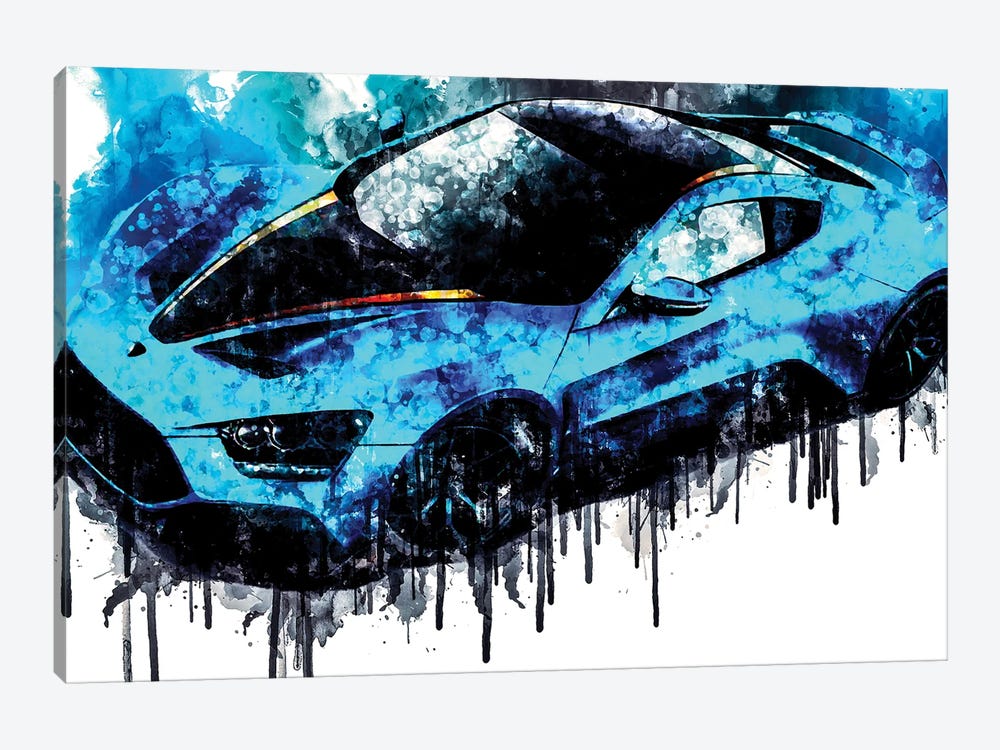 2017 Zenvo ST1 GT Vehicle CCCXXXI by Sissy Angelastro 1-piece Canvas Art
