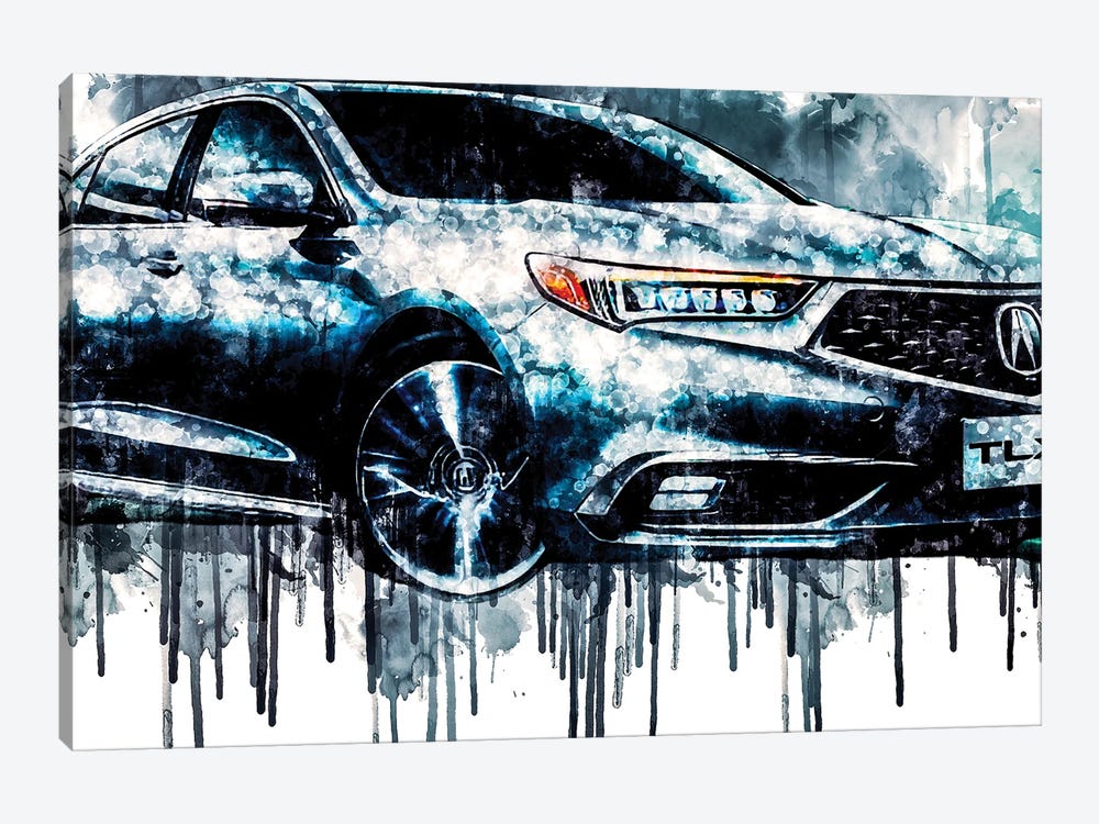 2018 Acura TLX Vehicle CCCXXXIII by Sissy Angelastro 1-piece Art Print