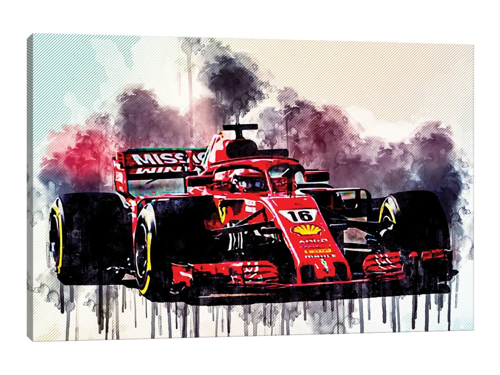 Charles Leclerc, Ferrari II print by Motorsport Images