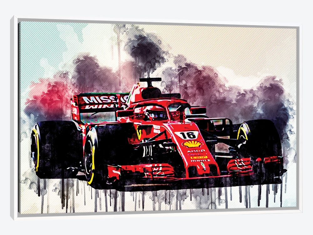 Charles Leclerc, Ferrari SF90 print by Motorsport Images