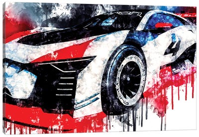 2018 Audi E Tron Vision Gran Turismo Vehicle CCCLXXIII Canvas Art Print