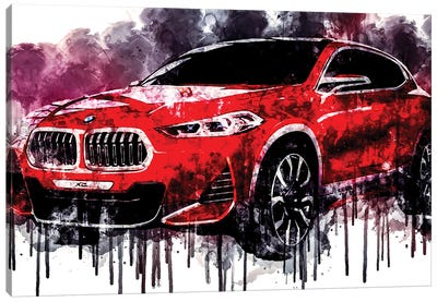 2018 BMW X2 Concept Vehicle CDXXXI Canvas Art Print - BMW