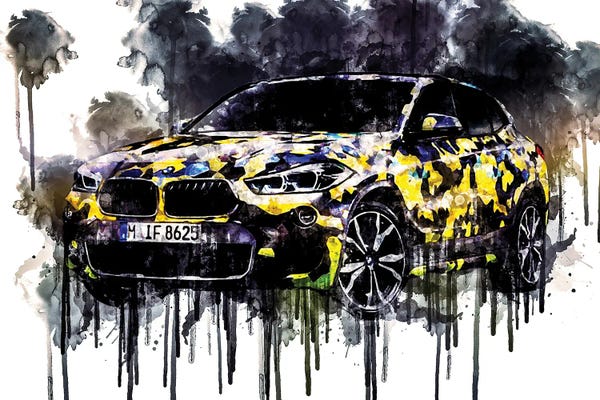 BMW: 2018 BMW X2 Digital Camo Concept Vehicle CDXXXV by Sissy Angelastro