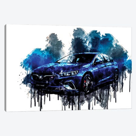 2018 Buick Regal GS Vehicle CDL Canvas Print #SSY948} by Sissy Angelastro Canvas Art